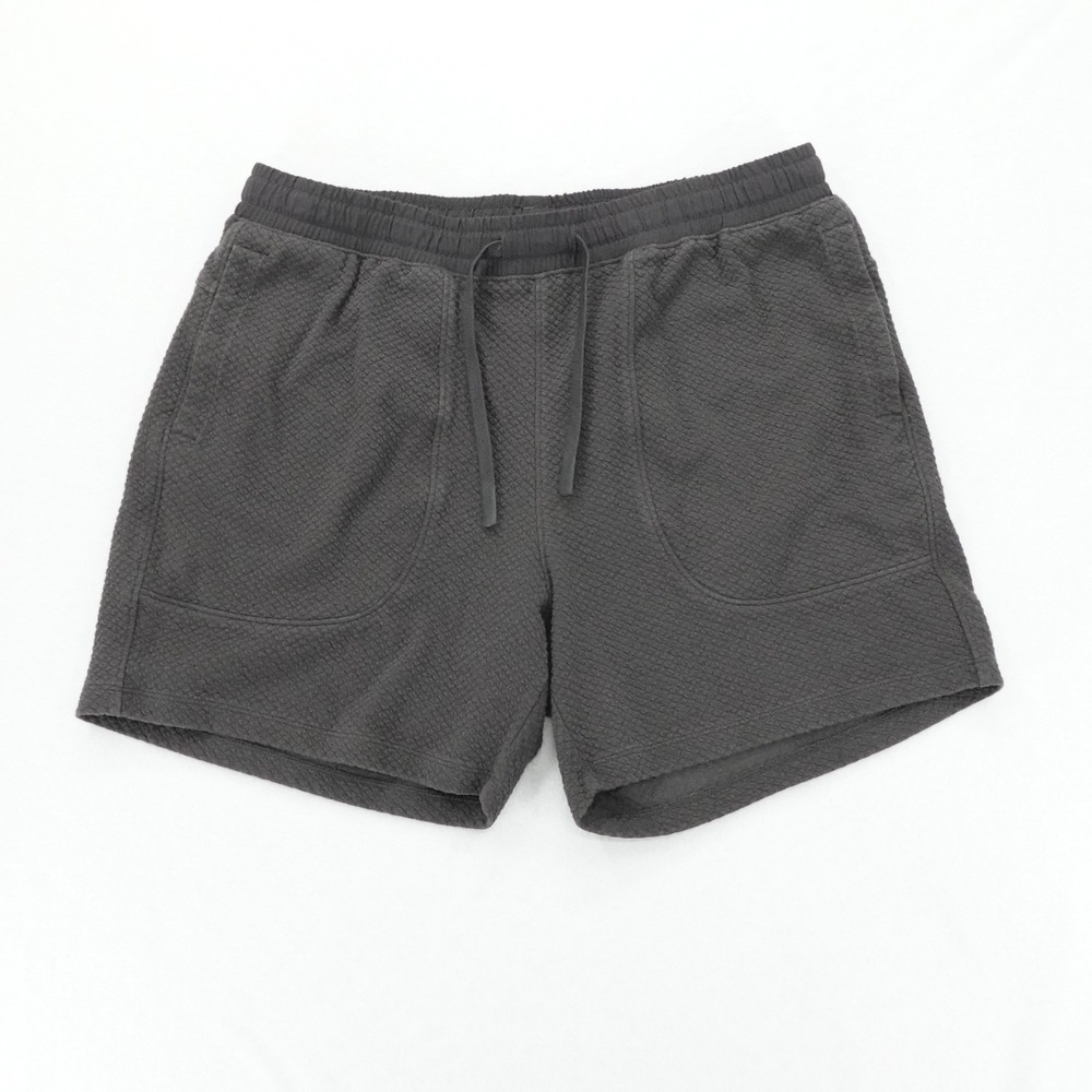 Bearbottom Shorts Mens Large Black 5.5 Inseam Textured Drawstring Casual